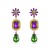 occidental style personality fashion Alloy flowers earring lady Earring