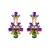 occidental style personality fashion Alloy flowers earring lady Earring