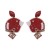 earrings  occidental style fashion Cloth handmade beads Olives Earring