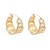  Alloy earrings occidental style Earring woman chain Round Metalearrings