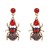 occidental style exaggerating earrings insect Earring woman Alloy diamond spider earring samll style