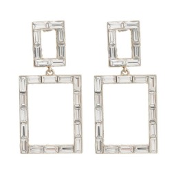 fashion colorful diamond earrings occidental style Earring woman Bohemian styl..