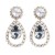 Autumn and Winter drop earring occidental style exaggerating earrings lady trend fully-jewelled bride banquet st