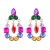 occidental style fashion big drop Alloy fully-jewelled retro temperament exaggerating earrings woman trend super fu