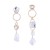occidental style long style retro tassel ear stud woman personality samll earrings asymmetry Earring Earring