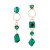 occidental style long style retro tassel ear stud woman personality samll earrings asymmetry Earring Earring