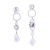 occidental style long style retro tassel ear stud woman personality samll earrings asymmetry Earring Earring