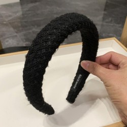Korea Autumn and Winter high width Headband woman head velvet Headband