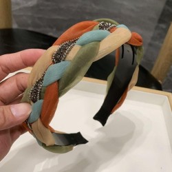 belt Headband Headband woman twisted retro width Headband four all-Purpose