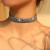  occidental style exaggerating embed fully-jewelled chain necklace Korea velvet Collar elements belt short