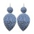  zircon fashion leaves earrings  occidental style super fully-jewelled Earring