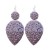  zircon fashion leaves earrings  occidental style super fully-jewelled Earring