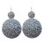  zircon fashion geometry Round earrings  occidental style super fully-jewelled Earring
