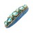 retro velvet hair clip woman Headband super glass diamond thick hair clip