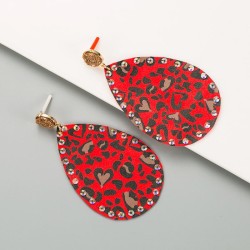 occidental style exaggerating samll high earrings woman diamond eyes tassel ea..