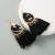 trend leopard leather earrings woman exaggerating personality long style tassel banquet Earring