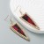 occidental style personality leather earrings all-Purpose Alloy diamond leopard leather Earring