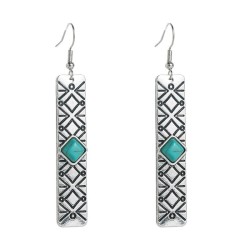occidental style wind exaggerating geometry wealthy earrings retro Alloy embed..