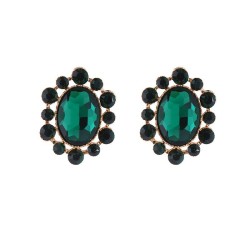 earrings retro temperament earrings woman samll Alloy diamond high Earring