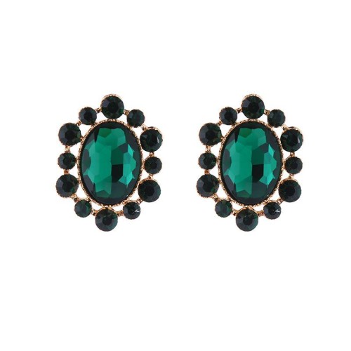 earrings retro temperament earrings woman samll Alloy diamond high Earring