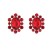 earrings retro temperament earrings woman samll Alloy diamond high Earring
