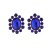 earrings retro temperament earrings woman samll Alloy diamond high Earring