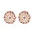 occidental style fashion silver earrings temperament all-Purpose Alloy diamond Pearl flowers Earring
