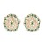 occidental style fashion silver earrings temperament all-Purpose Alloy diamond Pearl flowers Earring