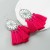  Bohemia fashion tassel earrings woman creative Alloy embed turquoise exaggerating