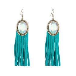 earrings occidental style ethnic style retro exaggerating earrings woman glass..