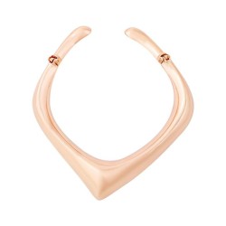 occidental style exaggeratingV Word surface Collar retro opening chain Alloy n..