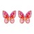occidental style creative personality insect butterfly color fully-jewelled temperament occidental style earring