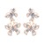 occidental style creative personality insect butterfly pendant color diamond temperament occidental style earrings 