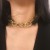 occidental style  brief personality Metal chain necklace chain woman  exaggerating frosting pu