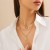 occidental style  fashion diamond keylock pendant necklace  brief Metal chain clavicle woman