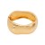 occidental style pattern geometry bangle  Irregular opening width woman