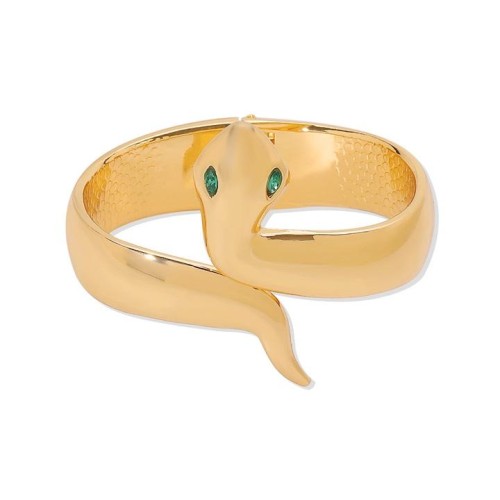 occidental style wind fashion exaggerating snake surface bangle  punk wind creative opening embed woman