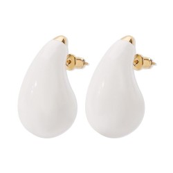 E occidental style candy colors enamel drop earrings  fashion brief ear stud