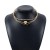 occidental style geometry opening hollow pellet necklace  fashion brief punk fashion Collar