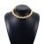 occidental style exaggerating temperament geometry twisted necklace  fashion high wave clavicle chain
