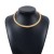 occidental style Metal wind pattern retro necklace  exaggerating samll personality opening Collar woman