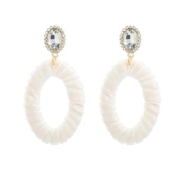 Autumn and Winter velvet earrings occidental style Earring woman velvet twinin..