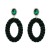 Autumn and Winter velvet earrings occidental style Earring woman velvet twining Round earring temperament