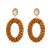 Autumn and Winter velvet earrings occidental style Earring woman velvet twining Round earring temperament