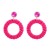Autumn and Winter velvet earrings occidental style Earring woman velvet twining Round earring Bohemian style