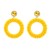 Autumn and Winter velvet earrings occidental style Earring woman velvet twining Round earring Bohemian style