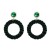 Autumn and Winter velvet earrings occidental style Earring woman velvet twining Round earring Bohemian style