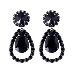 occidental style fashion drop Alloy hollow fully-jewelled retro temperament ex..
