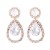 occidental style fashion drop Alloy hollow fully-jewelled retro temperament exaggerating earrings woman trend s