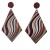 jewelry wind retro pattern long earringsearrings